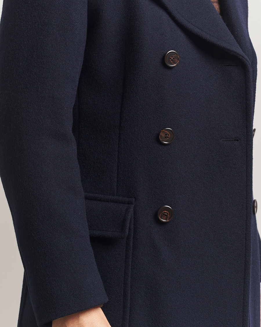 Herren | Jacken | Polo Ralph Lauren | Double Breasted Top Wool Coat Navy