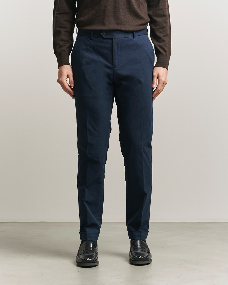 Herren | Hosen | BOSS BLACK | Genius Cotton Trousers Dark Blue