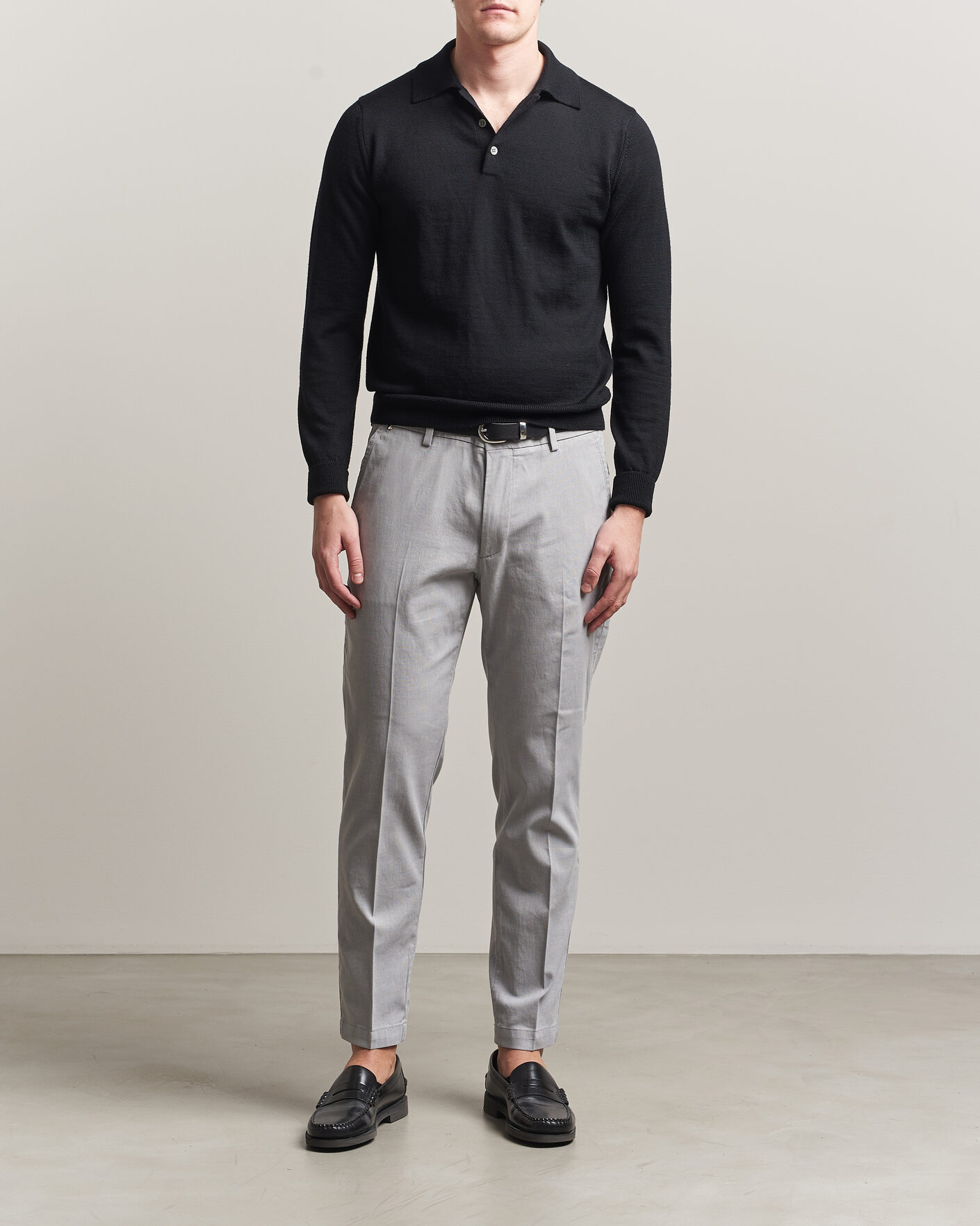 Herren | Hosen | BOSS BLACK | Kaiton Structured Chinos Silver