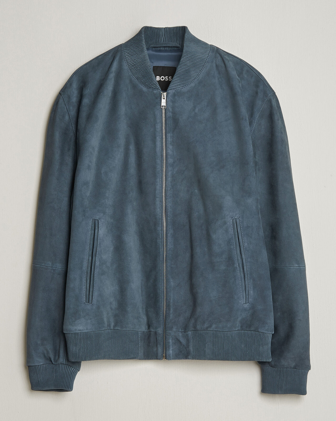 Herren | Jacken | BOSS BLACK | Muller Suede Jacket Open Blue