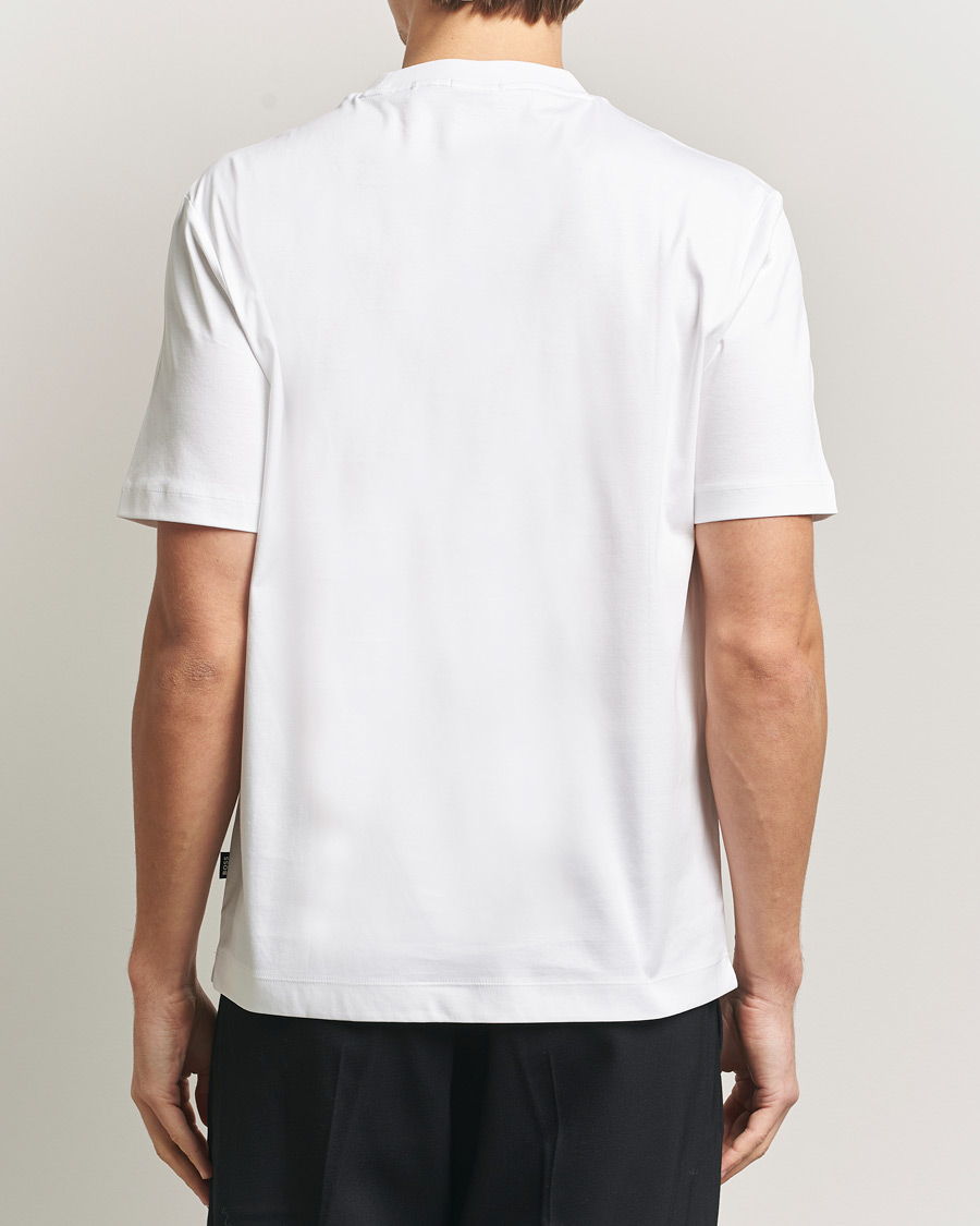 Herren | T-Shirts | BOSS BLACK | Taut Regular Fit T-Shirt White