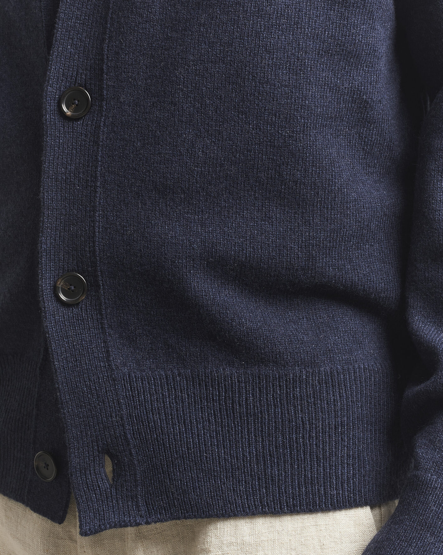 Herren | Pullover | BOSS BLACK | Ucone Wool Knitted Cardigan Dark Blue