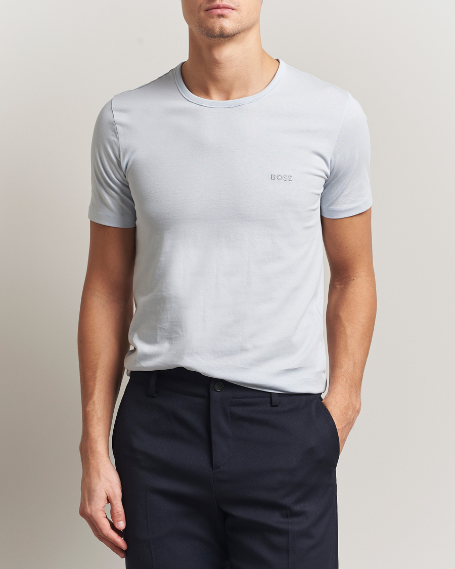 Herren | T-Shirts | BOSS BLACK | 3-Pack Crew Neck T-Shirt Green/Blue/Navy