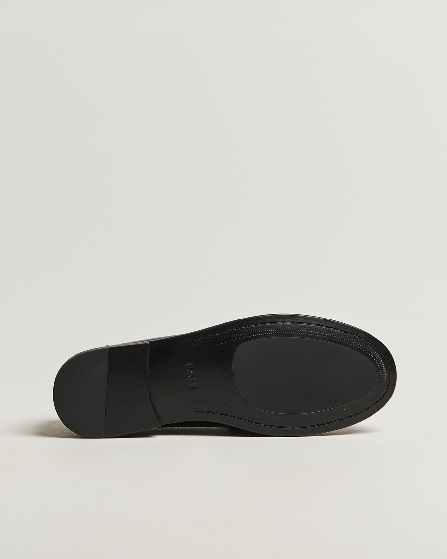 Herren | Loafer | BOSS BLACK | Tevan Leather Moccasin Black