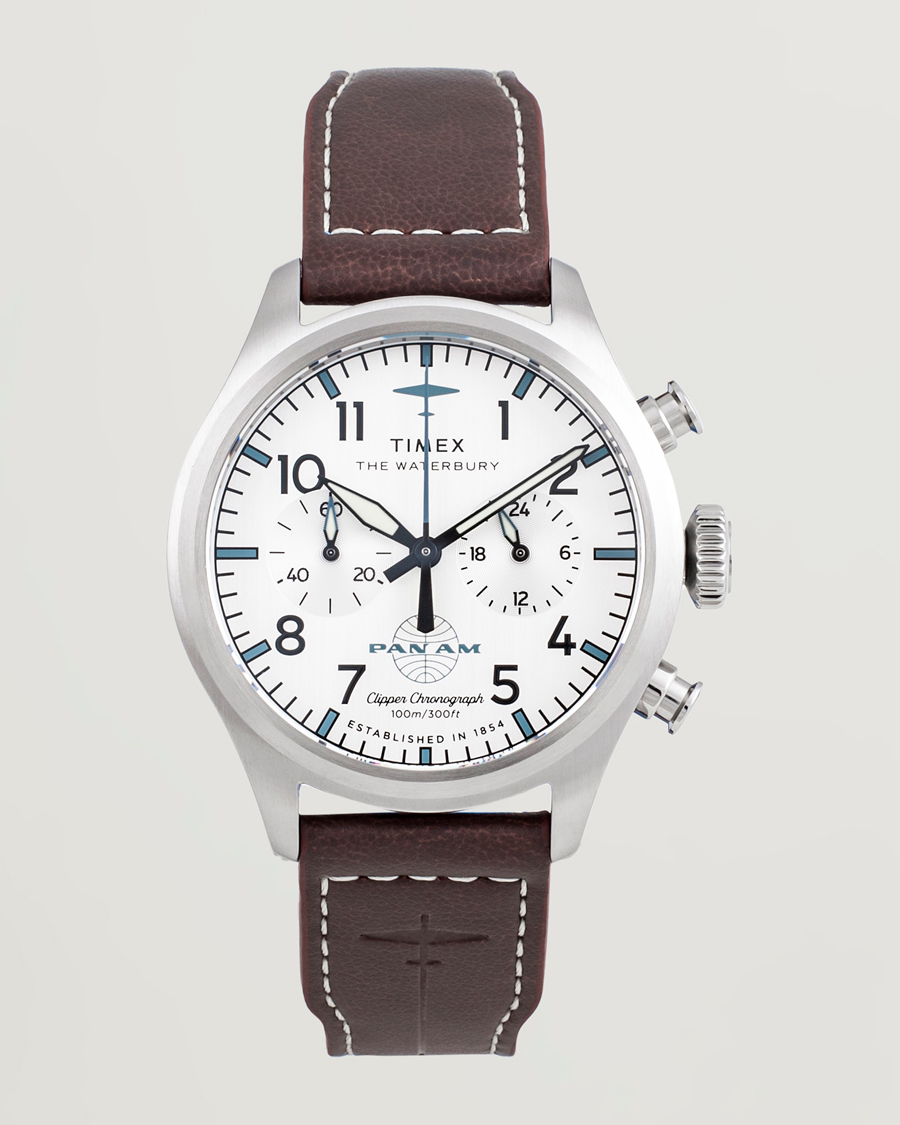 Herren | Timex Waterbury Ace Pan Chronograph 41mm Silver Dial | Timex | Waterbury Ace Pan Chronograph 41mm Silver Dial