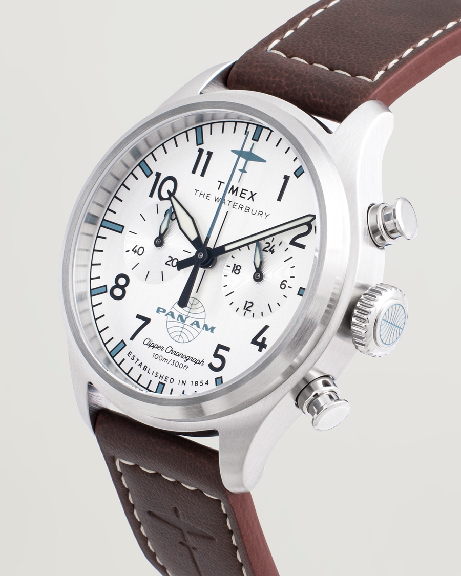Herren | Timex Waterbury Ace Pan Chronograph 41mm Silver Dial | Timex | Waterbury Ace Pan Chronograph 41mm Silver Dial