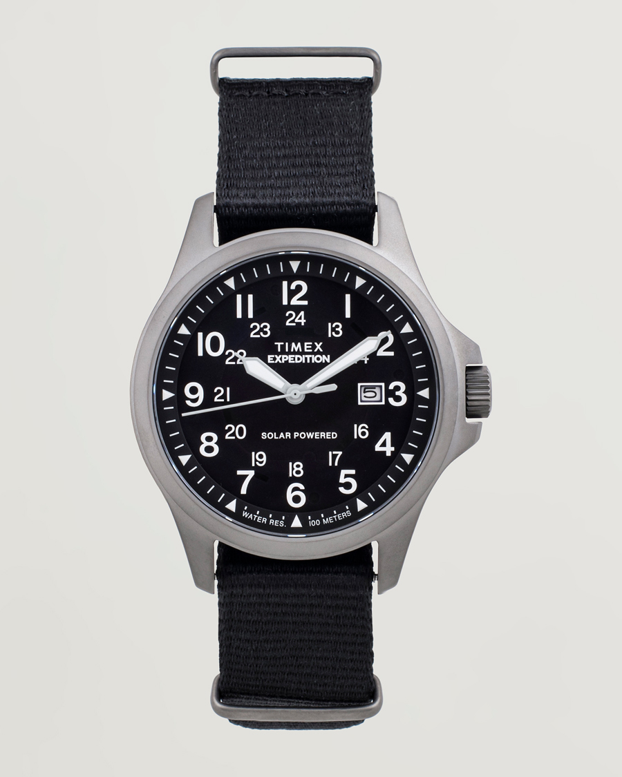 Herren | Timex Expedition Field Post Solar rPET Strap 36mm Black Dial | Timex | Expedition Field Post Solar rPET Strap 36mm Black Dial