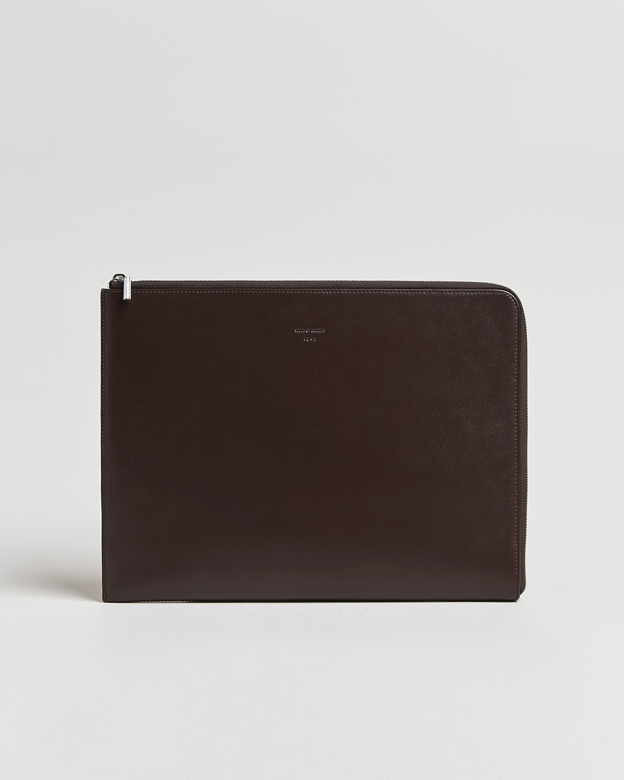 Herren | Taschen | Tiger of Sweden | Vitama Leather Portfolio Dark Brown