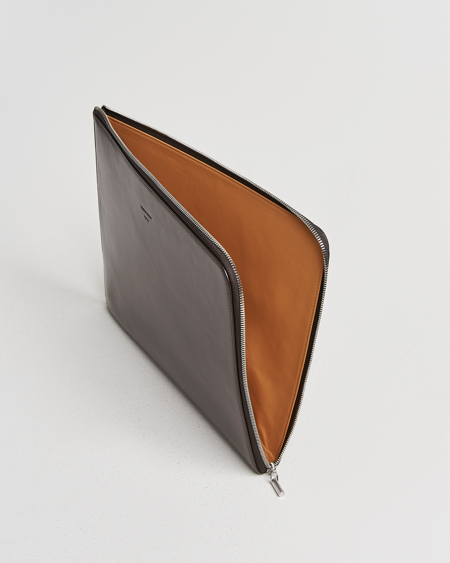 Herren | Taschen | Tiger of Sweden | Vitama Leather Portfolio Dark Brown