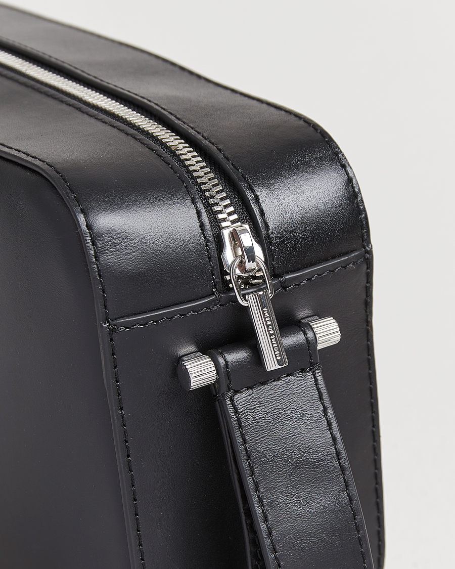 Herren | Taschen | Tiger of Sweden | Balnea Smooth Leather Washbag Black