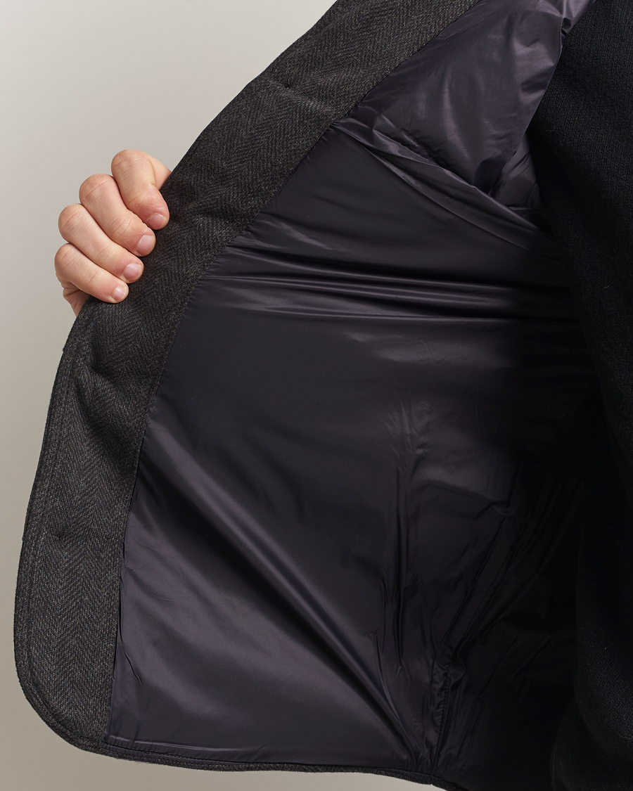 Herren | Westen | Polo Ralph Lauren | Knitted Herringbone Vest Dark Charcoal Heather