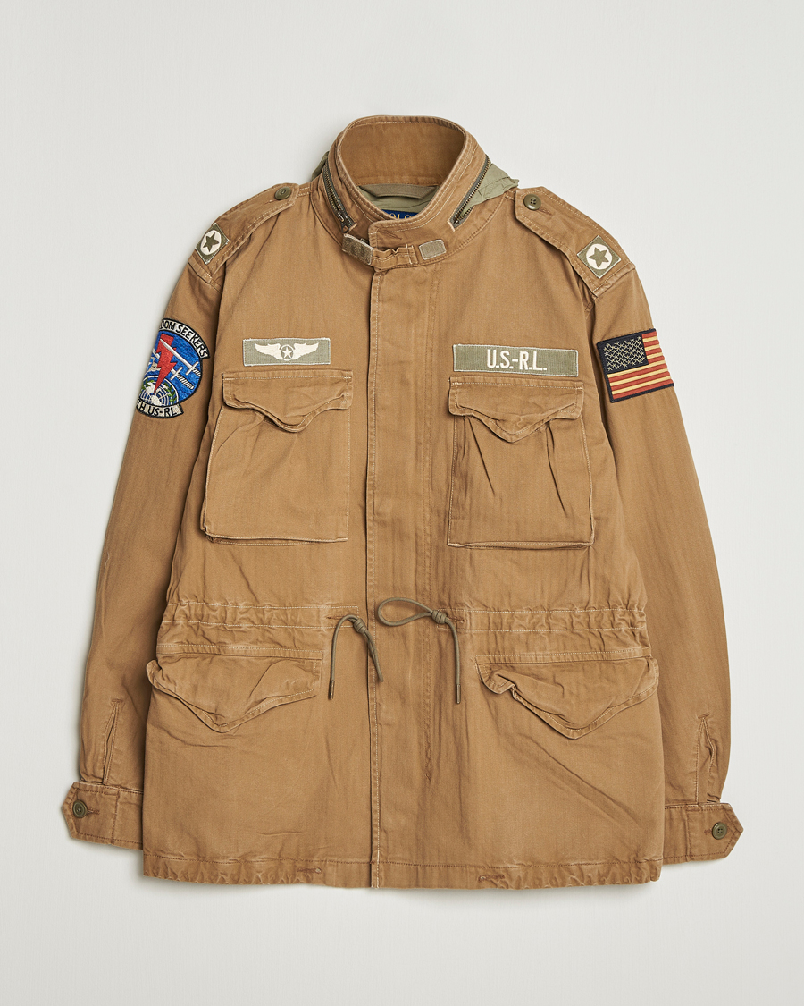 Herren | Jacken | Polo Ralph Lauren | Herringbone Field Patch Jacket Sandsurf