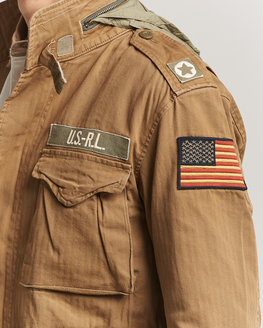 Herren | Jacken | Polo Ralph Lauren | Herringbone Field Patch Jacket Sandsurf