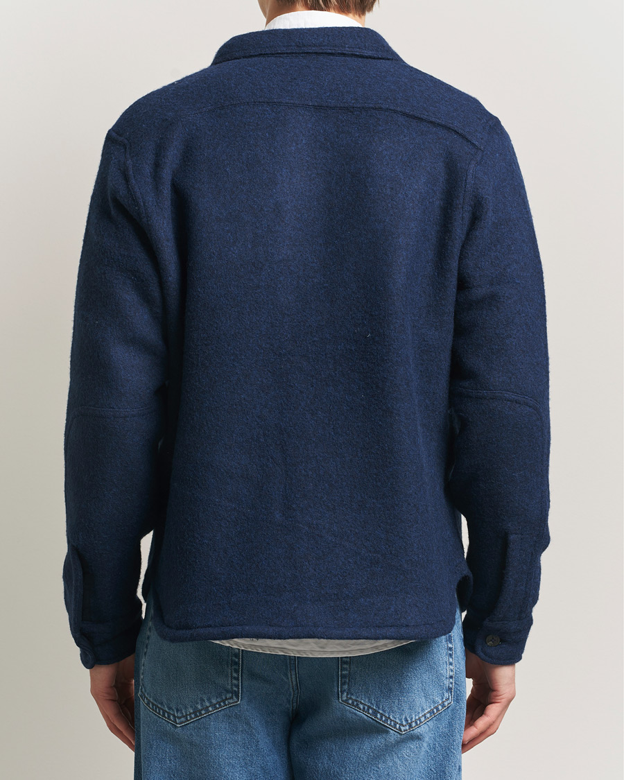 Herren | Hemden | Polo Ralph Lauren | Felted Wool Pocket Shirt RL Navy