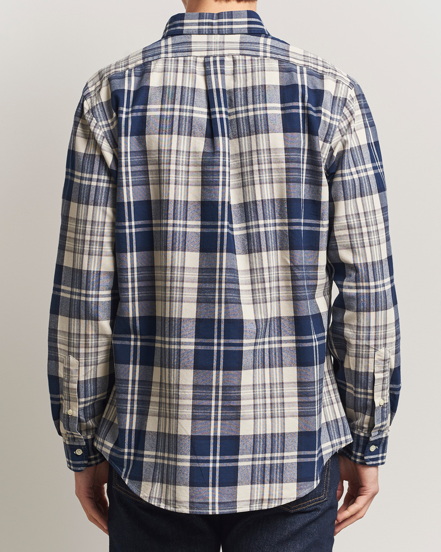 Herren | Hemden | Polo Ralph Lauren | Custom Fit Checked Shirt White/Navy Multi