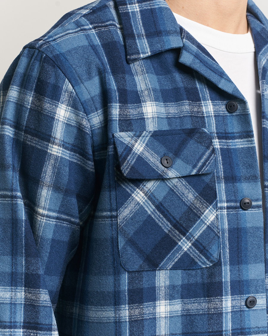 Herren | Hemden | Polo Ralph Lauren | Plainweave Wool Pocket Shirt Blue Heather Multi