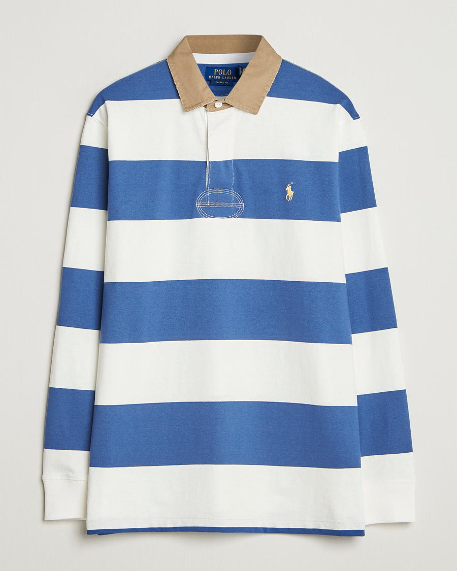Herren | Pullover | Polo Ralph Lauren | Long Sleeve Rugby Sweater Old Royal/Cream