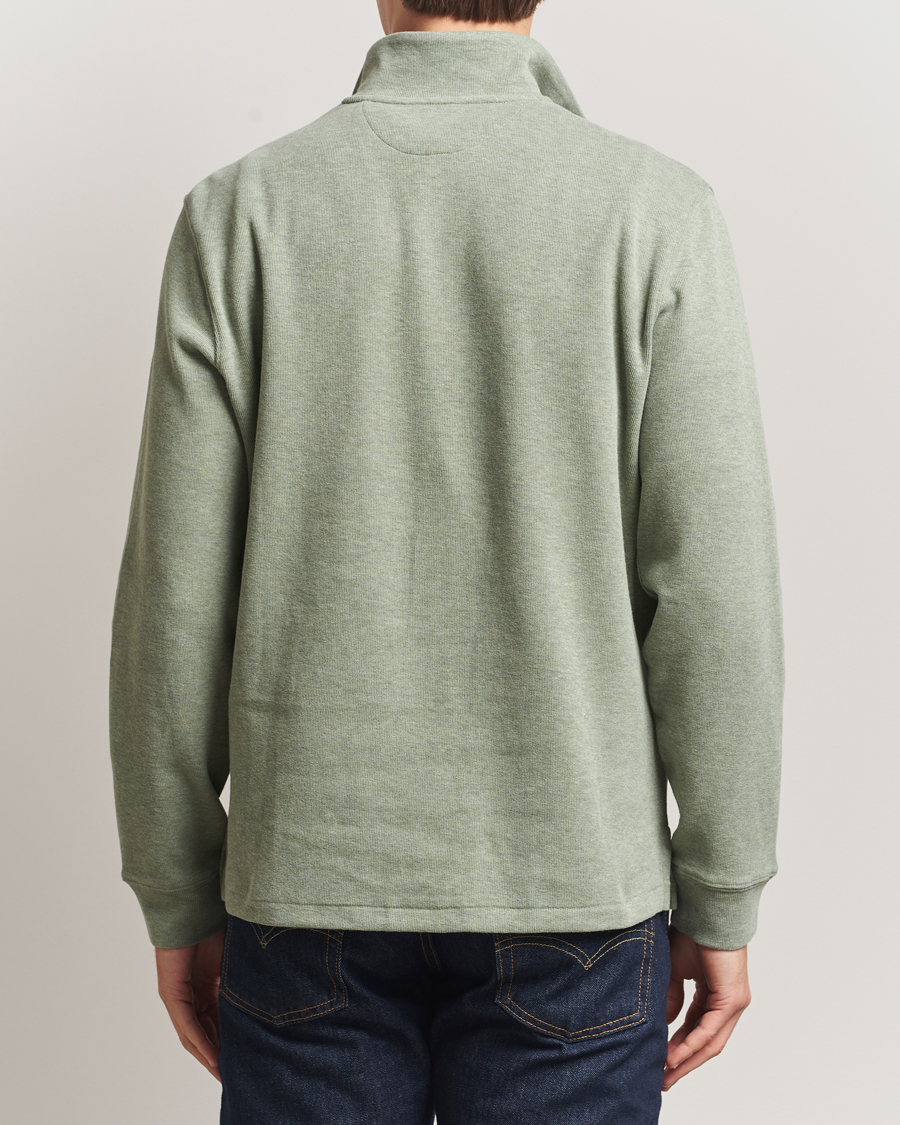 Herren | Pullover | Polo Ralph Lauren | Double Knitted Half Zip Greenery Heather