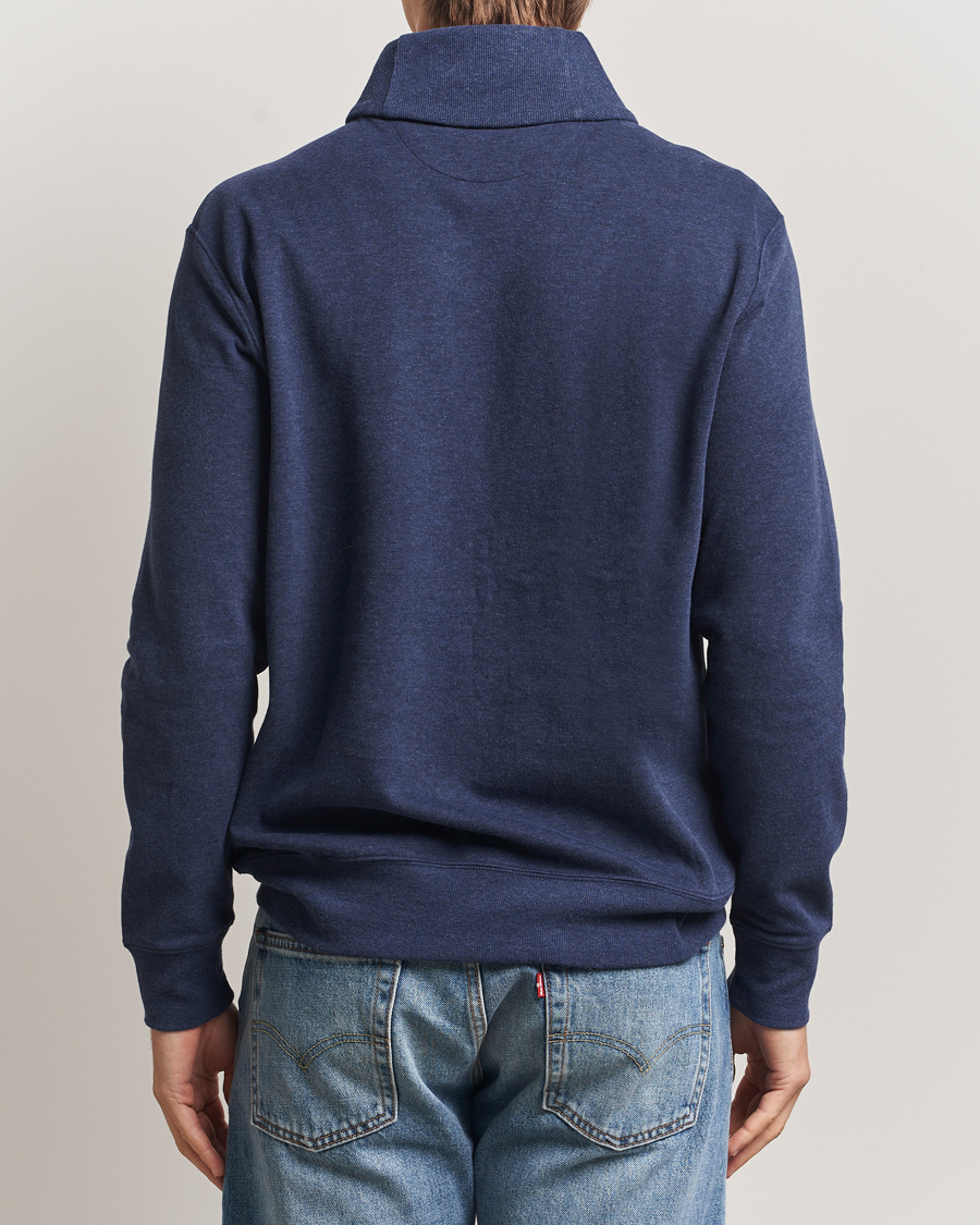 Herren | Pullover | Polo Ralph Lauren | Double Knitted Shawl Collar Sweater Navy Heather