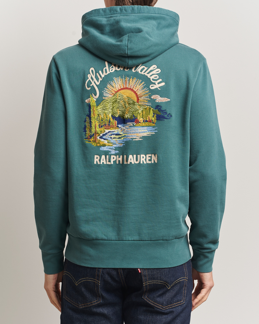 Herren | Pullover | Polo Ralph Lauren | Printed Hoodie Charter Green