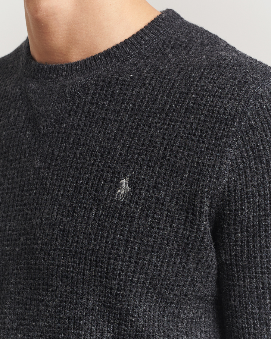 Herren | Pullover | Polo Ralph Lauren | Cotton/Wool Pullover Dark Granite Heather