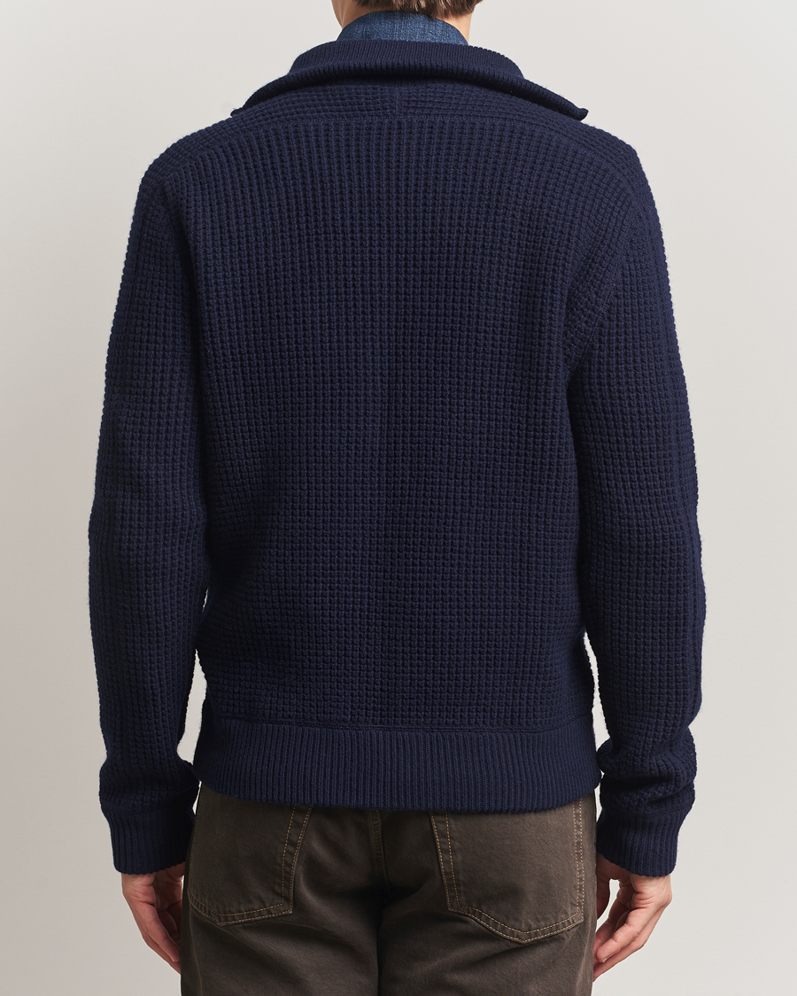 Herren | Pullover | Polo Ralph Lauren | Cotton/Wool Full Zip Hunter Navy