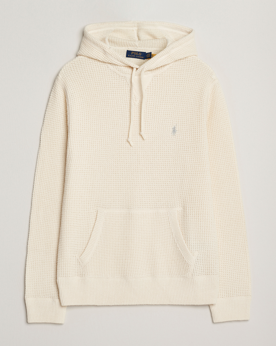 Herren | Pullover | Polo Ralph Lauren | Cotton/Wool Hoodie Andover Cream