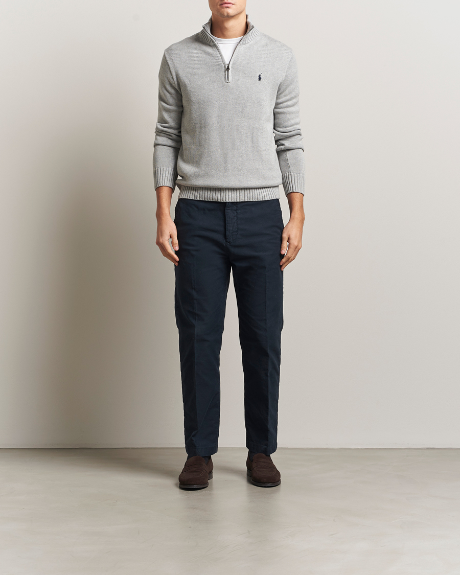 Herren | Pullover | Polo Ralph Lauren | Cotton Pullover Half Zip Andover Heather
