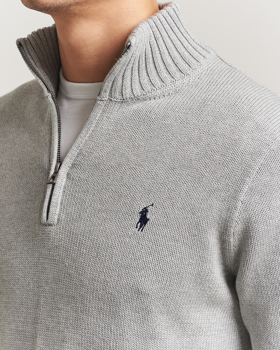 Herren | Pullover | Polo Ralph Lauren | Cotton Pullover Half Zip Andover Heather