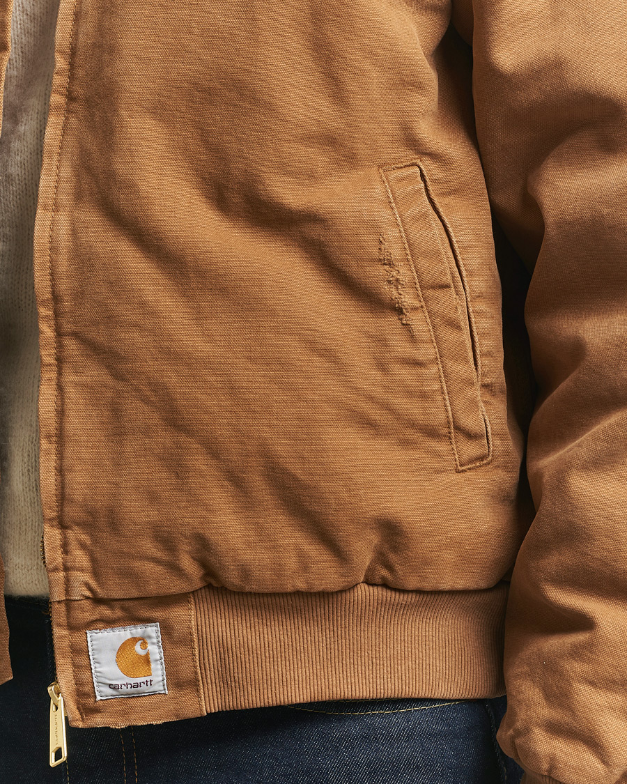 Herren | Jacken | Carhartt WIP | OG Santa Fee Jacket Hamilton Brown Grind Washed