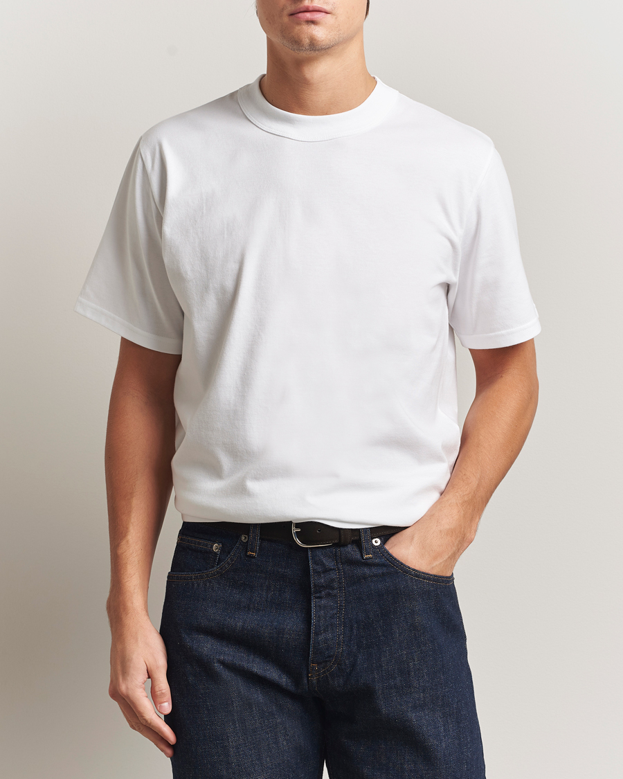 Herren | T-Shirts | Armor Lux for Care of Carl | Armor-lux 2-Pack Heritage Callac T-Shirt White/White