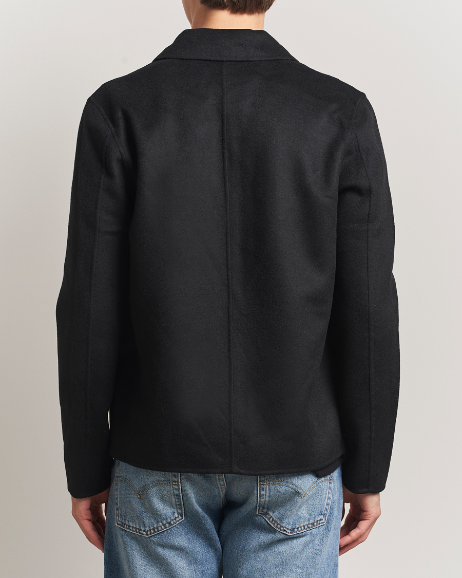 Herren | Jacken | Samsøe Samsøe | Sapaulo Wool Full Zip Shirt Jacket Black
