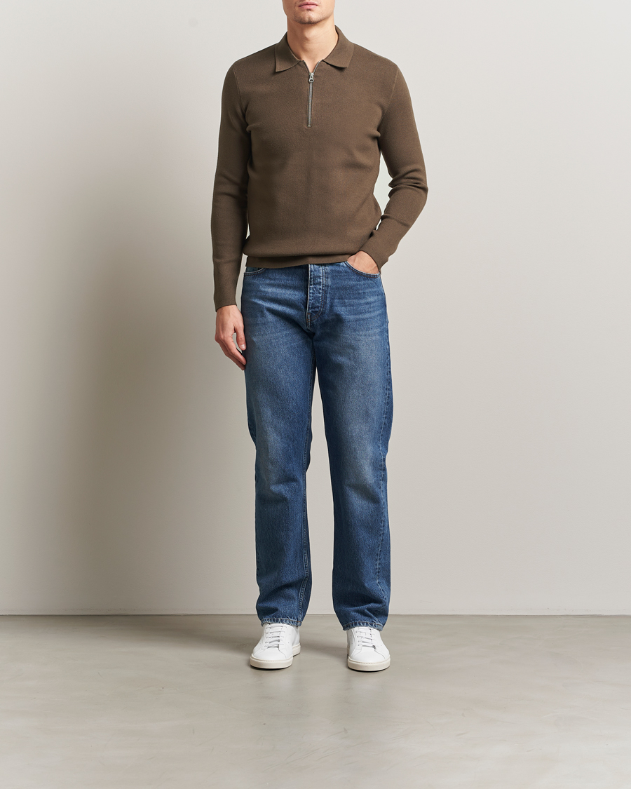 Herren | Pullover | Samsøe Samsøe | Guna Half Zip Canteen
