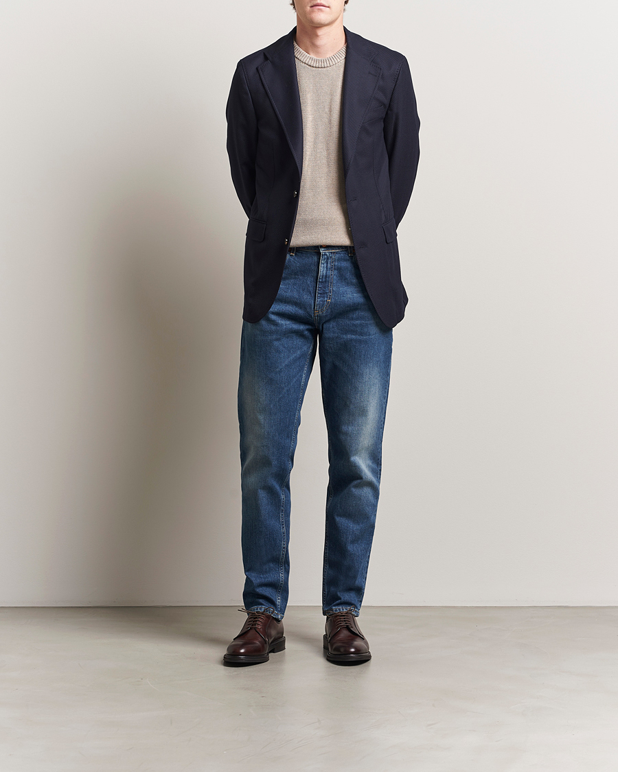 Herren | Jeans | Oscar Jacobson | Karl Cotton Stretch Jeans Vintage Wash