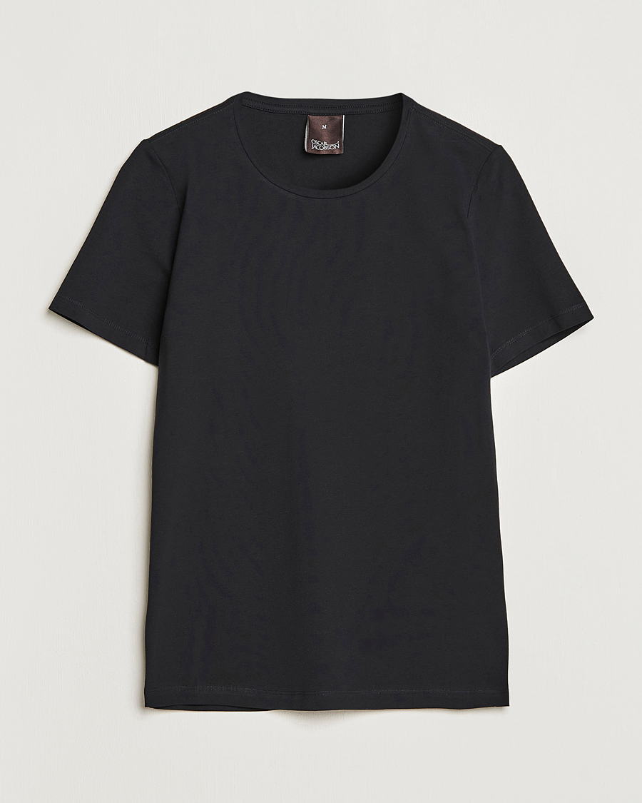Herren | T-Shirts | Oscar Jacobson | Kyran Cotton T-Shirt Black