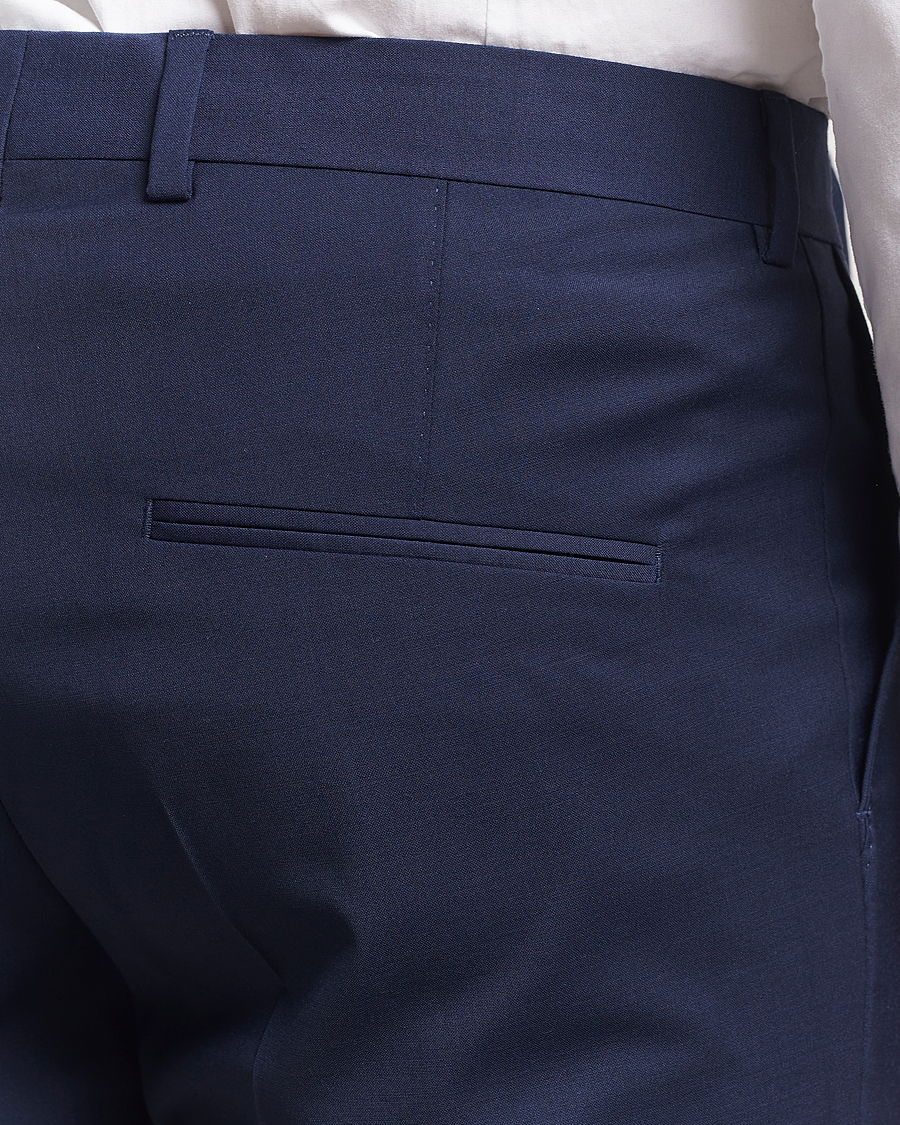 Herren | Hosen | Oscar Jacobson | Denz Wool Blend Trousers Navy