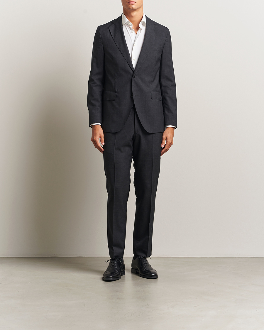 Herren | Sakkos | Oscar Jacobson | Fogerty Wool Blazer Grey