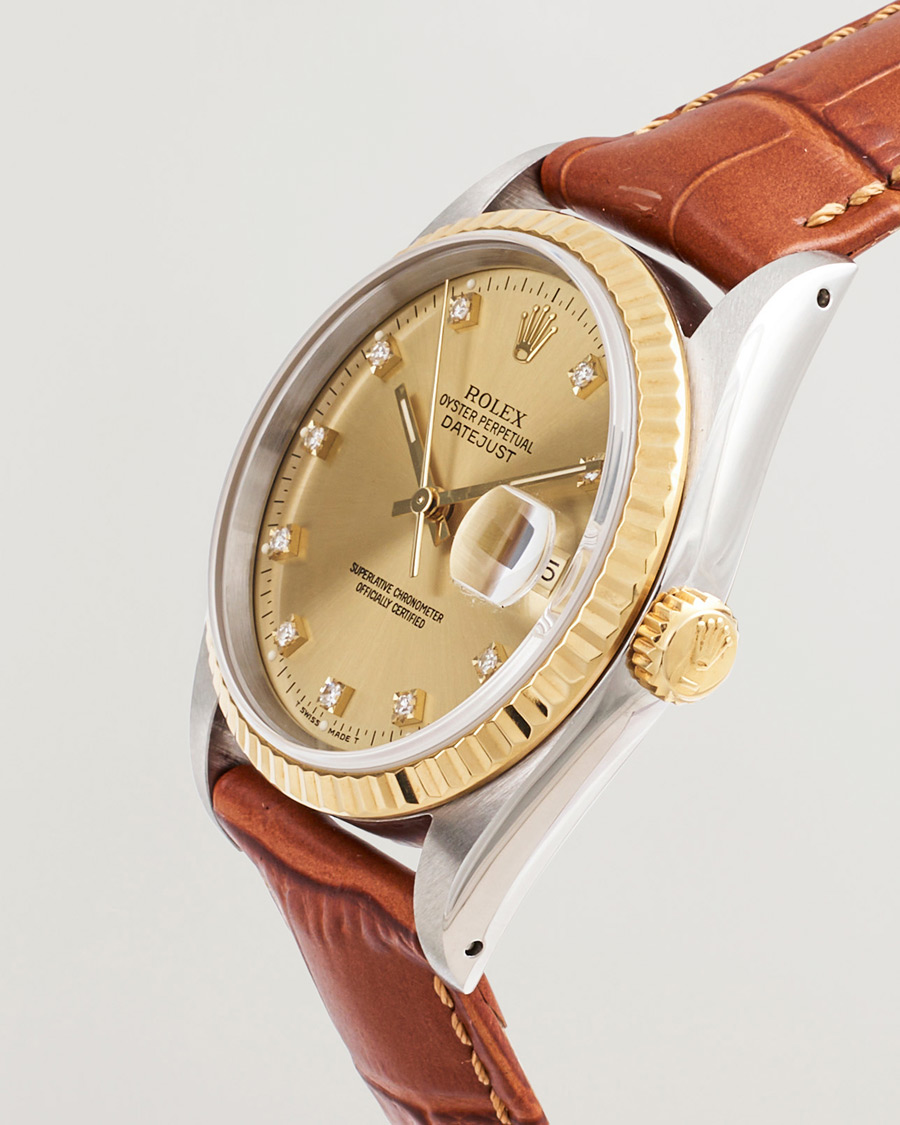 Herren | Rolex Pre-Owned Datejust 36 G/S Diamant | Rolex Pre-Owned | Datejust 36 G/S Diamant