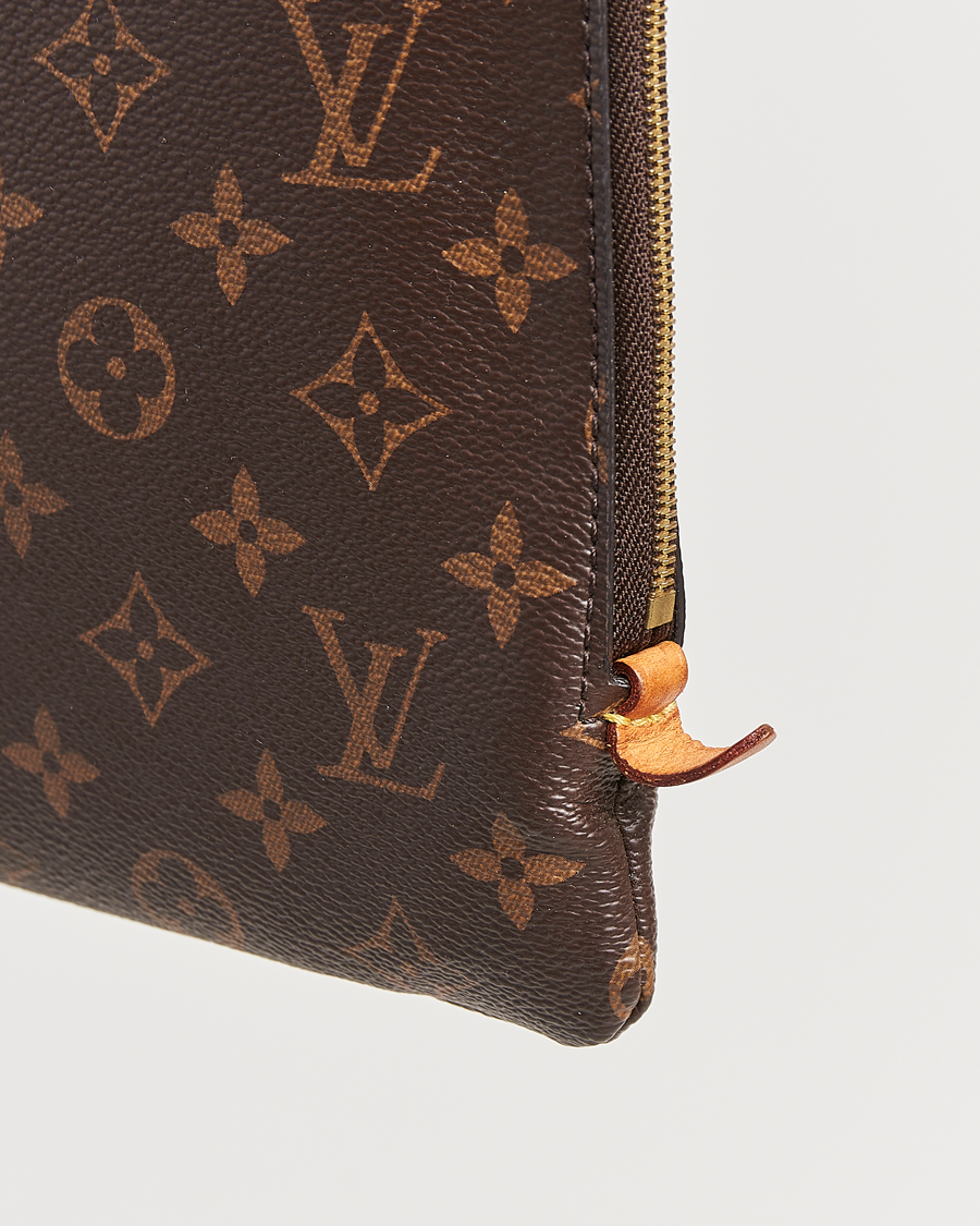Herren | Louis Vuitton Pre-Owned Posh Document Bag Monogram | Louis Vuitton Pre-Owned | Posh Document Bag Monogram