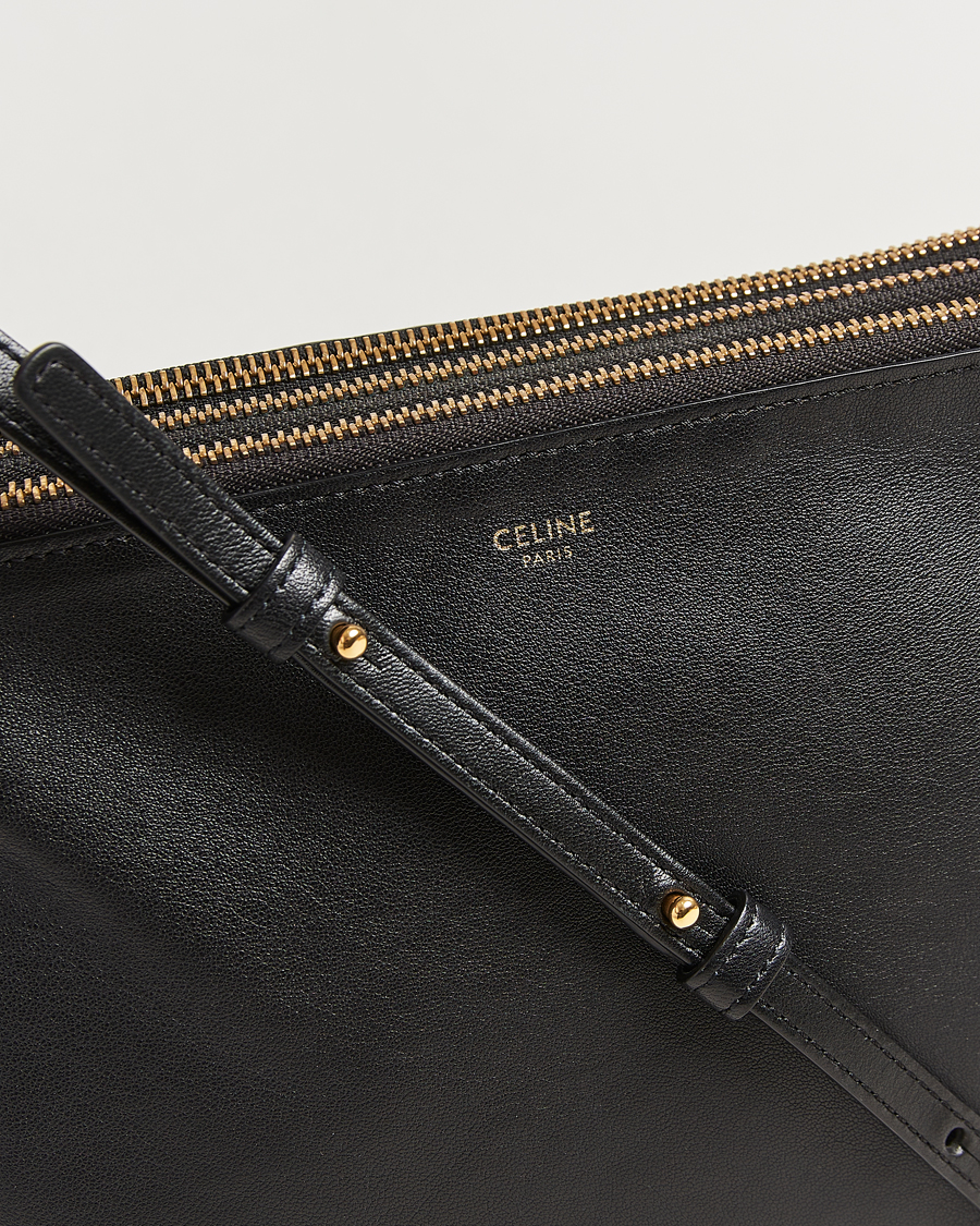 Herren | Celine Pre-Owned Trio Bag Medium Leather Black | Celine Pre-Owned | Trio Bag Medium Leather Black