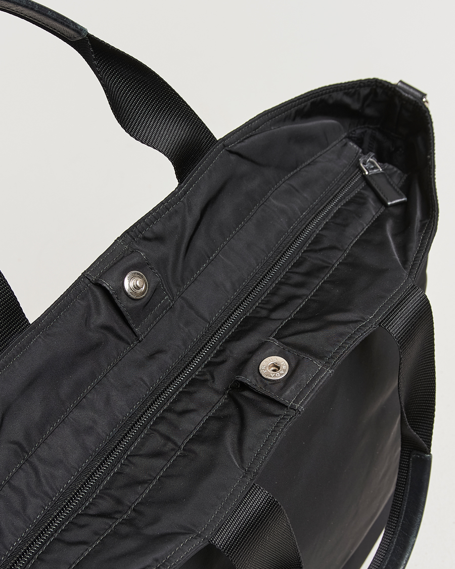 Herren | Prada Pre-Owned 2 Way Boston Bag Tessuto Nylon Black | Prada Pre-Owned | 2 Way Boston Bag Tessuto Nylon Black