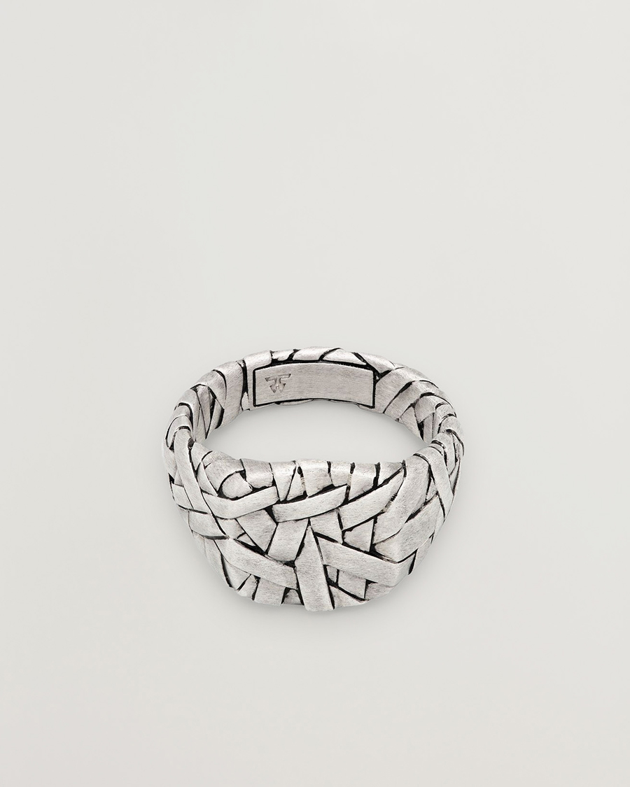 Herren | Schmuck | Tom Wood | Quilt Ring Small Silver