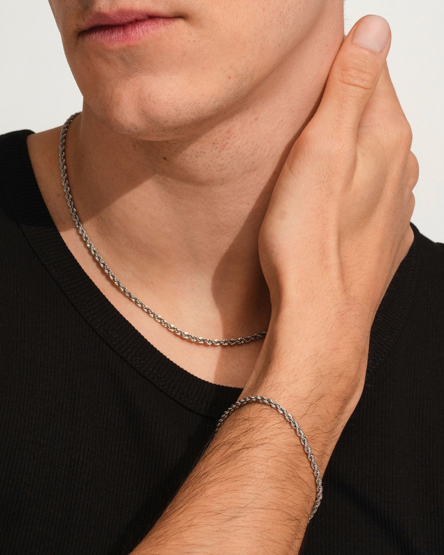 Herren | Schmuck | Tom Wood | Rope Bracelet Silver