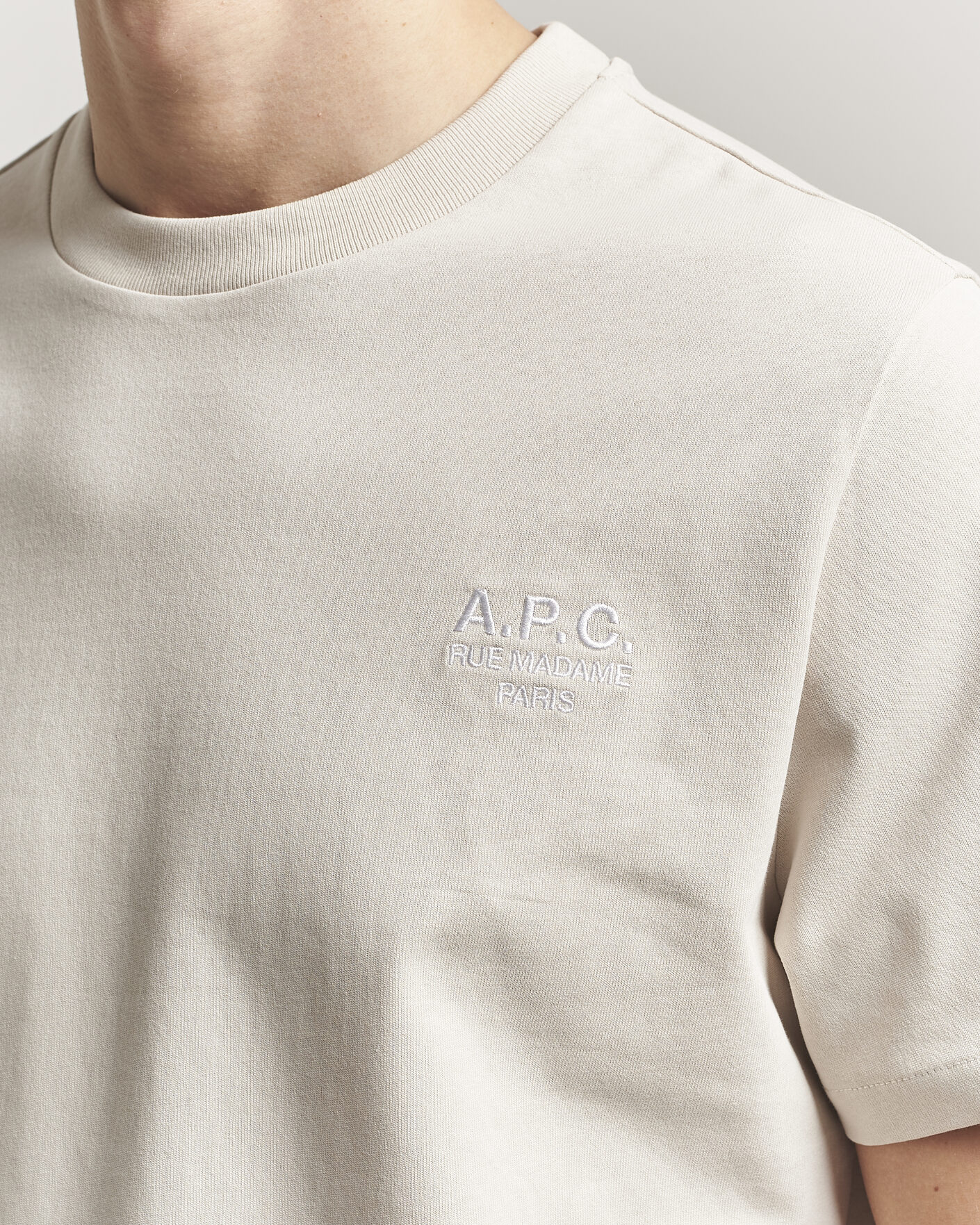 Herren | T-Shirts | A.P.C. | Rue Madame T-Shirt Mastic