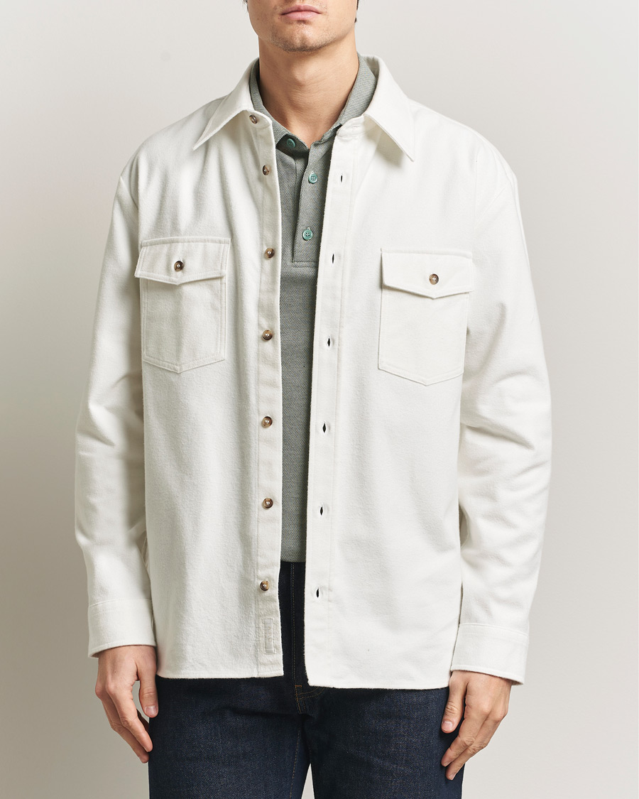 Herren | Hemden | A.P.C. | Brushed Cotton Overshirt White