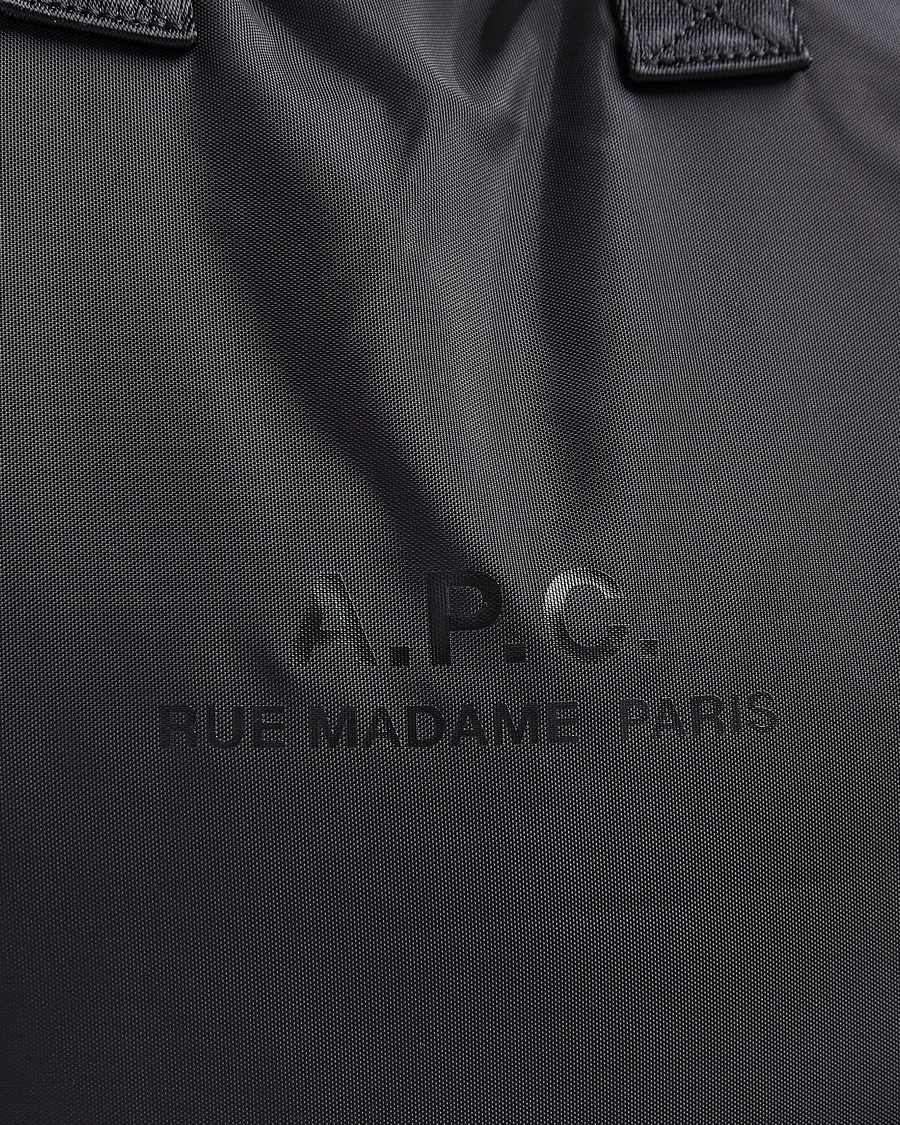 Herren | A.P.C. Backstage Nylon Cordura Tote Bag Black | A.P.C. | Backstage Nylon Cordura Tote Bag Black