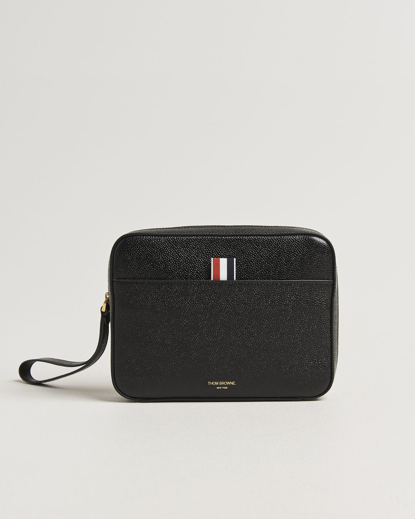 Herren | Taschen | Thom Browne | Pebble Grain Leather Bag Black