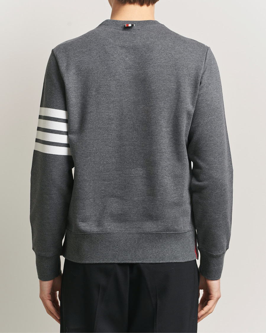 Herren | Pullover | Thom Browne | Classic 4 Bar Loopback Sweatshirt Dark Grey