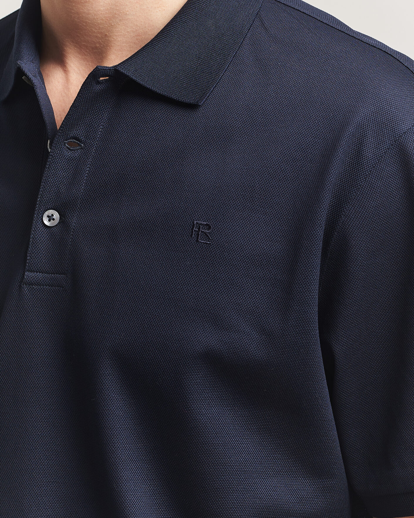Herren | Poloshirts | Ralph Lauren Purple Label | Mercerized Cotton Polo Chairman Navy