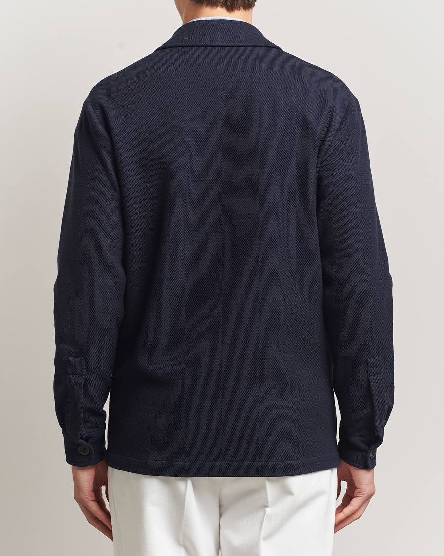 Herren | Sakkos | Ralph Lauren Purple Label | Wool/Cotton Jacket Chairman Navy